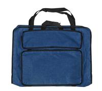 UCXOASNXZ Sketchpad Bag for Artists, Canvas Portable Art Supply Carrier with Multiple Pockets, Large Capacity Sketching Bag for Drawing Boards, Brushes and Watercolour Supplies (Blue)