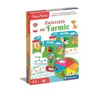 Uczę Się Bawiąc. Zwierzęta Na Farmie Gra Planszowa Polska