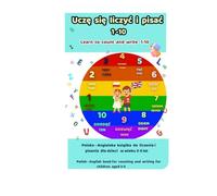 Uczę się liczyć i pisać - 1-10 Learn to count and write - 1-10: Polsko-Angielska interaktywna książka edukacyjna dla dzieci / Polish-English Interactive Educational Book for Children