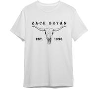 UCZTIKKZ Zach Bryan EST 1996 T-Shirt Men White L