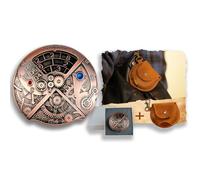 UD UNIQUE DICE Roulette Dungeons and Dragons Metal Dice Set - All in One D&D Role Playing Dice With D20 Fidget for Steampunk Theme Games