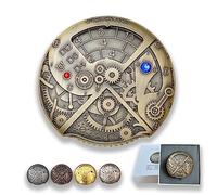 UD UNIQUE DICE Skull Dice Bone Dice DND Metal Dice Set D&D Skull Dice Polyhedral Dice Set with DND Dice Set Polyhedron Dice for Dungeons and Dragons MTG RPG Table Games D4 D6 D8 D10 D12 D20 D100