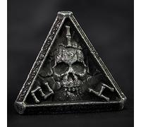 UD Unique Skull Metal Dice - RPG & D&D Polyhedral Dice Set with D4, D6, D8, D10, D12, D20 & D100