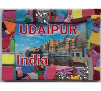 Udaipur India travel Souvenir Fridge Magnet handmade mosaic idea travel holidays 6x8 Cm APPROX ..Handmade decorative item