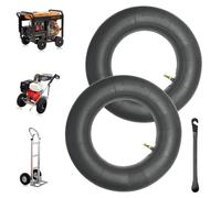 Udbrud 2 Pcs 3.50-8 Wheelbarrow Inner Tubes, Inflatable Inner Tube Replacement with Straight Valve Heavy Duty Replacement Tire Tube for Wheelbarrow Lawn Mowers Hand Trucks Garden Carts