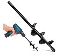 Udbrud Garden Auger for Drill, Earth Drill for Cordless Screwdriver, 5 x 22 cm, Plant Drill Digging Tool for Planting and Drilling, Heavy Duty Flower Planters Snail