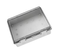 Udbrud Junction Box Waterproof IP65, 150 x 100 x 70 mm Housing Electronics with Transparent Lid, Electrical Junction Box, Project Box, Distribution Box, Surface-Mounted for