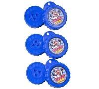 UdderLok - The Original Patented Milk Bottle Lock - Milk Sharers Blue Triangles Tea Round Pack - Pack of 3