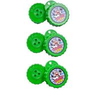 UdderLok - The Original Patented Milk Bottle Lock - Milk Sharers Tea Round Pack - Green Squares - Pack of 3