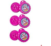 UdderLok - The Original Patented Milk Bottle Lock - Milk Sharers Tea Round Pack - Pink Hearts - Pack of 3