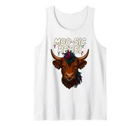 Udderly Anarchic Moo-sic Punk Rock Cow Tank Top