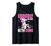 Udderly in Love with Cows Animal Farmer Farming Tank Top