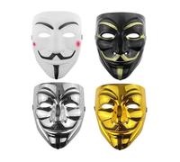Udekit Hacker Anonymous Mask V For Vendetta Mask For Kids Women Men Halloween Party Costume Cosplay