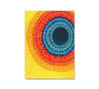 UDERUI Abstract Alma Thomas Poster《The Eclipse》Wall Art Alma Thomas Prints Alma Thomas Canvas Painting For Home Wall Decor Picture 50x70cmx1 No Frame