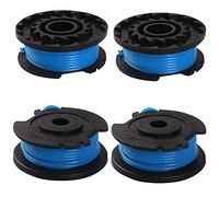 Udewo 4 PCS String Trimmer Replacement Spool Line, 0.065" Replacement Autofeed Spool Line Strimmer Replacement Reflex Wire Weed Eater Spools Cord Spool Decker Strimmer Line for AC14RL3A AC80RL3