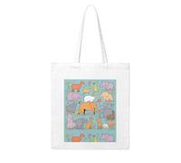 UDFKGLP Animal Enlightenment Collection Pattern Woman Canvas Tote Bag Strong and durable for traveling, shopping, Daily One Size