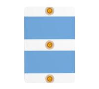 UDFKGLP Argentine flag Pattern Tin decorative painting 8x12in Made of tinplate, wear-resistant and durable