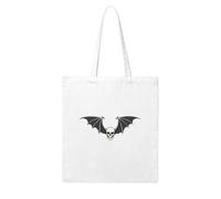 UDFKGLP Bat wings skull Pattern Woman Canvas Tote Bag Strong and durable for traveling, shopping, Daily One Size