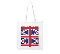 UDFKGLP British flag Pattern Woman Canvas Tote Bag Strong and durable for traveling, shopping, Daily One Size
