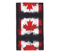 UDFKGLP Canadian Flag Pattern Towel Towels 27.5x16in Skin-Friendly Absorbent Fluffy and Soft for Bathroom, Beach, Outdoors
