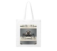 UDFKGLP cartoon black spider Pattern Woman Canvas Tote Bag Strong and durable for traveling, shopping, Daily One Size