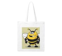 UDFKGLP Cartoon wasp Pattern Woman Canvas Tote Bag Strong and durable for traveling, shopping, Daily One Size