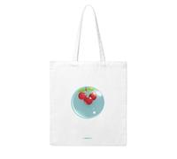 UDFKGLP Cherry in the bubble Pattern Woman Canvas Tote Bag Strong and durable for traveling, shopping, Daily One Size