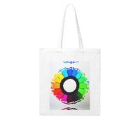 UDFKGLP Colored crayon circles Pattern Woman Canvas Tote Bag Strong and durable for traveling, shopping, Daily One Size