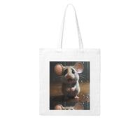 UDFKGLP Crying little mouse Pattern Woman Canvas Tote Bag Strong and durable for traveling, shopping, Daily One Size