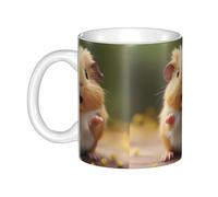 UDFKGLP Cute Guinea Pig Pattern mug ceramic Mugs for cappuccino, latte, cereal, yogurt, milk, hot or cold drinks Micro-wave oven