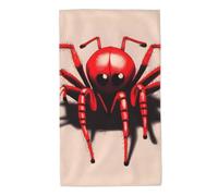 UDFKGLP Cute Little red Spider Pattern Towel Towels 27.5x16in Skin-Friendly Absorbent Fluffy and Soft for Bathroom, Beach, Outdoors