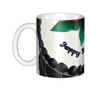 UDFKGLP Delicious cakes Pattern mug ceramic Mugs for cappuccino, latte, cereal, yogurt, milk, hot or cold drinks Micro-wave oven