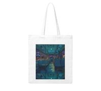 UDFKGLP Empty seats on the last train Pattern Woman Canvas Tote Bag Strong and durable for traveling, shopping, Daily One Size