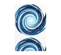 UDFKGLP Endless starry sky vortex Pattern Tin decorative painting 8x12in Made of tinplate, wear-resistant and durable