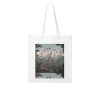 UDFKGLP Ferris wheel at the zoo Pattern Woman Canvas Tote Bag Strong and durable for traveling, shopping, Daily One Size