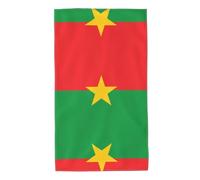 UDFKGLP Flag of Burkina Faso Pattern Towel Towels 27.5x16in Skin-Friendly Absorbent Fluffy and Soft for Bathroom, Beach, Outdoors