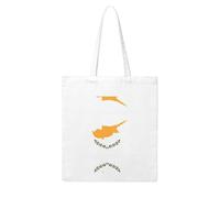 UDFKGLP Flag of Cyprus Pattern Woman Canvas Tote Bag Strong and durable for traveling, shopping, Daily One Size