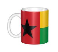 UDFKGLP Flag of Guinea-Bissau Pattern mug ceramic Mugs for cappuccino, latte, cereal, yogurt, milk, hot or cold drinks Micro-wave oven