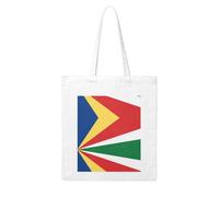 UDFKGLP Flag of Seychelles Pattern Woman Canvas Tote Bag Strong and durable for traveling, shopping, Daily One Size