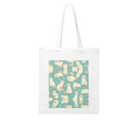 UDFKGLP French Fashion Model Ferrets Pattern Woman Canvas Tote Bag Strong and durable for traveling, shopping, Daily One Size