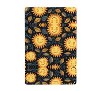 UDFKGLP goodlooking hello sunshine Pattern Tin decorative painting 8x12in Made of tinplate, wear-resistant and durable