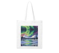 UDFKGLP Gorgeous Northern Lights Pattern Woman Canvas Tote Bag Strong and durable for traveling, shopping, Daily One Size