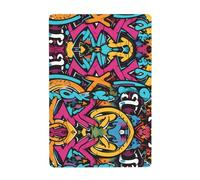 UDFKGLP Graffiti Skateboard Pattern Tin decorative painting 8x12in Made of tinplate, wear-resistant and durable