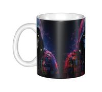 UDFKGLP Hacker Era Pattern mug ceramic Mugs for cappuccino, latte, cereal, yogurt, milk, hot or cold drinks Micro-wave oven