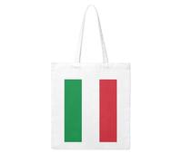 UDFKGLP Italian flag Pattern Woman Canvas Tote Bag Strong and durable for traveling, shopping, Daily One Size