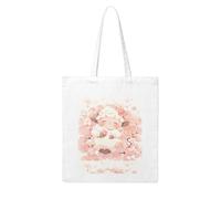 UDFKGLP Little fat sheep among the flowers Pattern Woman Canvas Tote Bag Strong and durable for traveling, shopping, Daily One Size