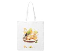 UDFKGLP Little sparrow on the cake Pattern Woman Canvas Tote Bag Strong and durable for traveling, shopping, Daily One Size