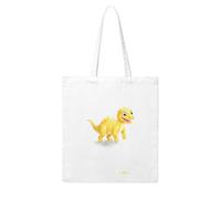 UDFKGLP Little yellow dinosaur Pattern Woman Canvas Tote Bag Strong and durable for traveling, shopping, Daily One Size