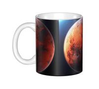 UDFKGLP mars planet Pattern mug ceramic Mugs for cappuccino, latte, cereal, yogurt, milk, hot or cold drinks Micro-wave oven