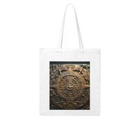 UDFKGLP Mayan Calendar End of The World Pattern Woman Canvas Tote Bag Strong and durable for traveling, shopping, Daily One Size